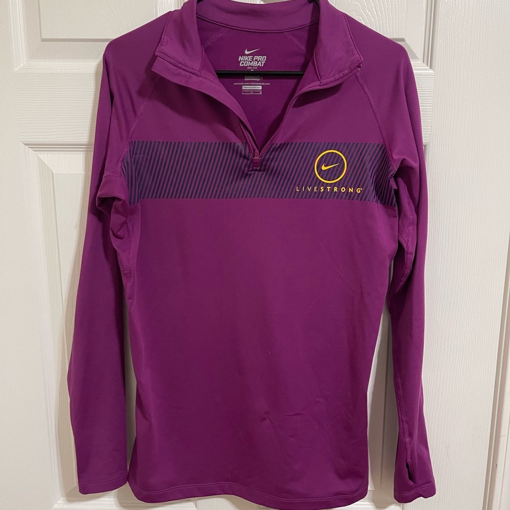 Nike Dry Fit Thermal Half Zip Pullover Livestrong